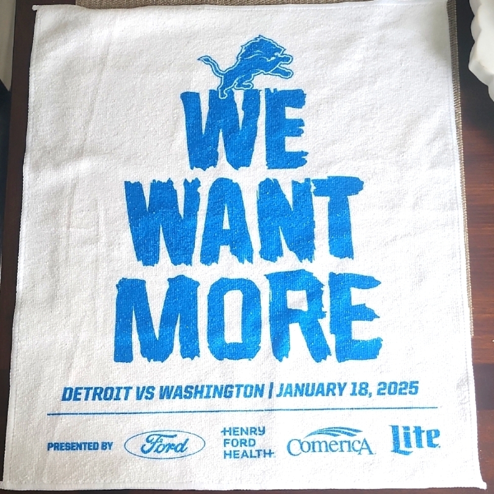 Detroit Lions Playoffs Rally Towel